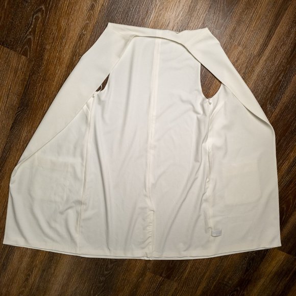 Kaari Blue M Size Woven Duster Vest - Picture 5 of 7